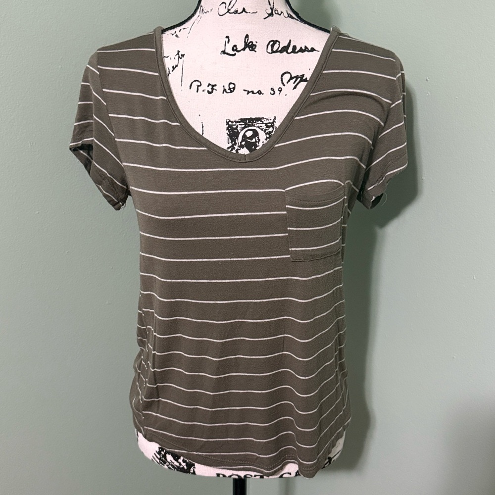 Rue21 Olive V-Neck Tee
